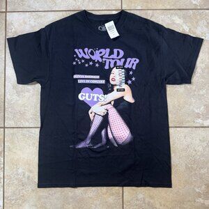 Olivia Rodrigo Guts World Tour T-Shirt LARGE New